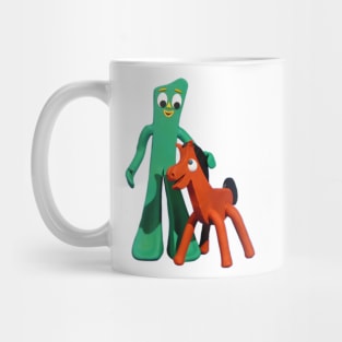 Clay horse cartoon Mug